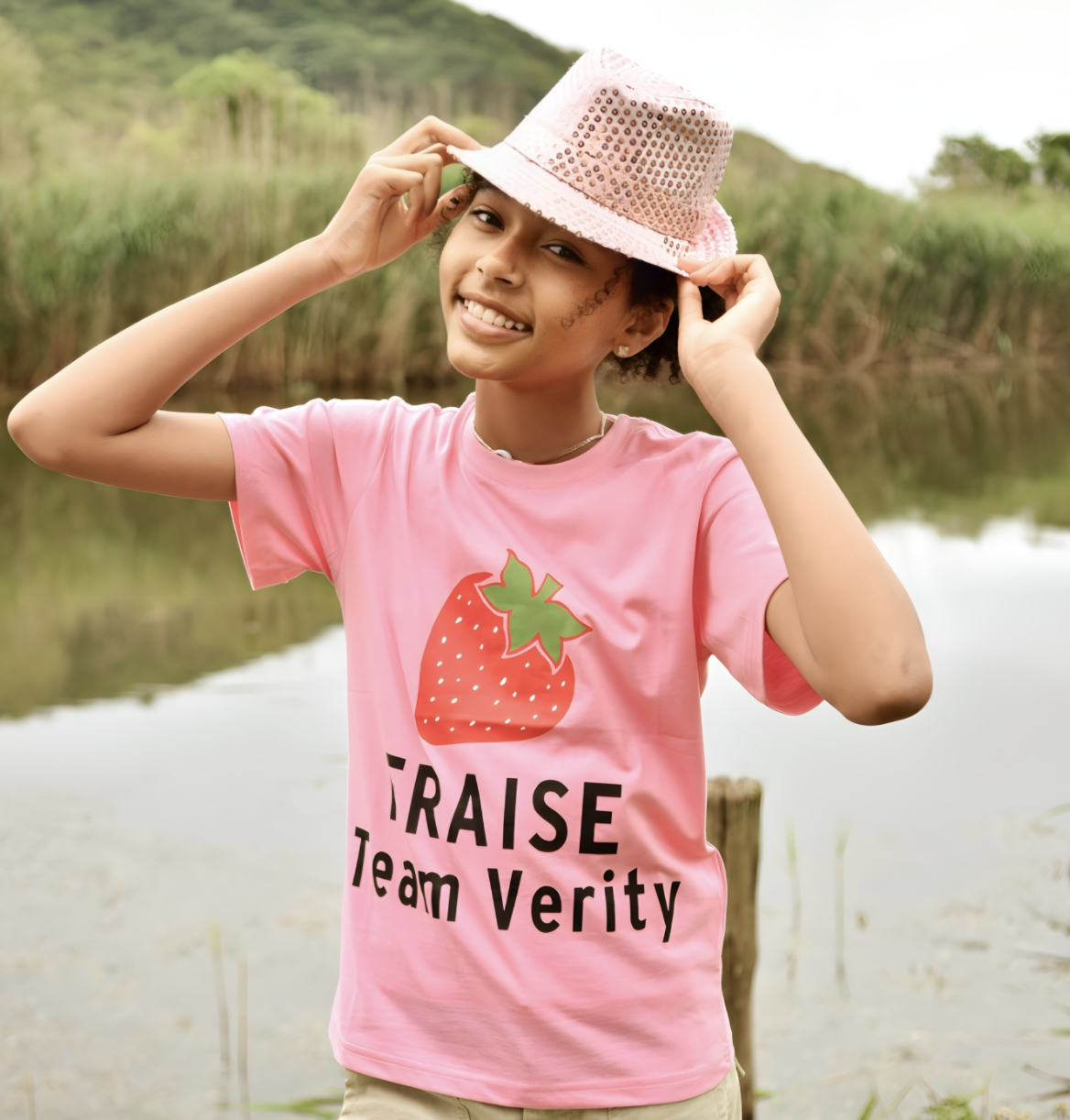 T-Shirt Fraise Team Verity